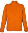 03824 Sol's Ladies Factor Recycled Micro Fleece Jacket Orange colour image